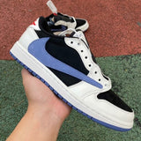 Travis Scott x Air Jordan 1 Low "White Blue"
