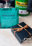 Emerald Green Charm bracelet