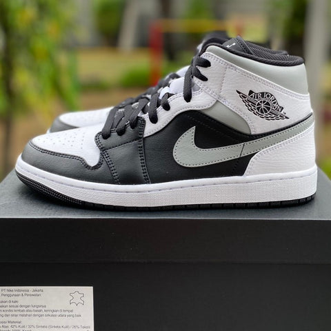 Nike Jordan 1 Mid "White Shadow"