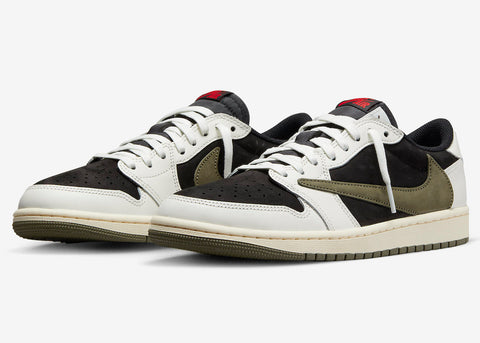 Travis Scott x Air Jordan 1 Low "Medium Olive"